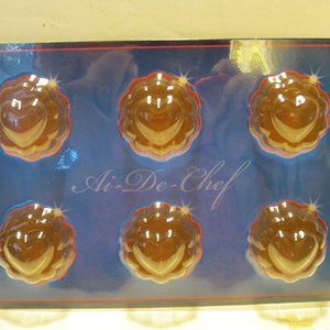 Al-De-Chef Chocolate Candy Mold - Intertwined Hearts or Heart on Top - 2 MOLDS